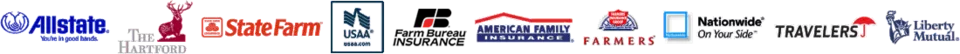Major insurance carriers we work with